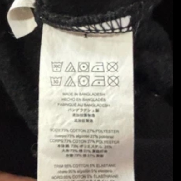 Michael Kors 81 Black Cotton Half Zip Mock Neck Sweater Men’s Size Medium - Picture 6 of 6